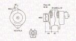 MAGNETI MARELLI Generaator 14V 063731526010