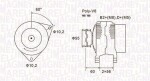 MAGNETI MARELLI Generaator 12V 063731577010
