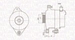MAGNETI MARELLI  Generaator 12V 063731595010