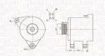 MAGNETI MARELLI Generaator 12V 063731605010