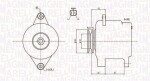 MAGNETI MARELLI Generaator 12V 063731615010