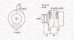MAGNETI MARELLI Generaator 12V 063731643010