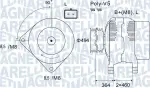 MAGNETI MARELLI Generaator 12V 063731645010