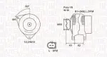 MAGNETI MARELLI Generaator 14V 063731746010