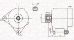MAGNETI MARELLI Generaator 12V 063731762010