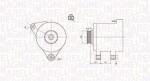 MAGNETI MARELLI Generaator 12V 063731789010