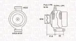 MAGNETI MARELLI Generaator 12V 063731862010
