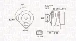 MAGNETI MARELLI Generaator 14V 063731877010
