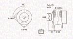 MAGNETI MARELLI Generaator 14V 063731881010