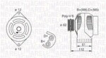 MAGNETI MARELLI Generaator 12V 063731884010