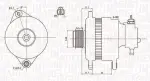 MAGNETI MARELLI Generaator 12V 063731899010