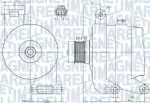 MAGNETI MARELLI Generaator 14V 063731931010