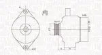 MAGNETI MARELLI Generaator 12V 063732026010