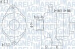 MAGNETI MARELLI Generaator 14V 063732049010