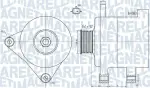 MAGNETI MARELLI Generaator 14V 063732101010