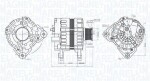 MAGNETI MARELLI Generaator 12V 063736095010