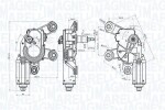 MAGNETI MARELLI Klaasipühkija (kojamehe) mootor 12V 064073000010