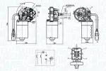 MAGNETI MARELLI Klaasipühkija (kojamehe) mootor 12V 064370000010