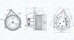 MAGNETI MARELLI Salongipuhur 12V 264W 069412206010