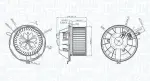 MAGNETI MARELLI Salongipuhur 12V 264W 069412229010