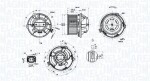 MAGNETI MARELLI Salongipuhur 12V 391,  5W 069412389010