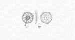 MAGNETI MARELLI  Ventilaator,mootorijahutus 12V 192W 069422865010