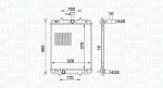 MAGNETI MARELLI Radiaator, mootorijahutus 350213151500