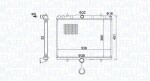 MAGNETI MARELLI Radiaator, mootorijahutus 350213151800