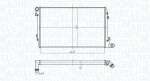 MAGNETI MARELLI Radiaator,  mootorijahutus 350213167300