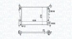 MAGNETI MARELLI Radiaator,  mootorijahutus 350213186700