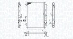 MAGNETI MARELLI Radiaator, mootorijahutus 350213198600