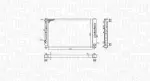 MAGNETI MARELLI Radiaator,  mootorijahutus 350213199900
