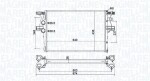 MAGNETI MARELLI Radiaator,  mootorijahutus 350213204600