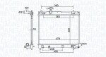 MAGNETI MARELLI  Radiaator,mootorijahutus 350213208400
