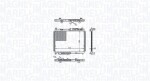 MAGNETI MARELLI Radiaator,  mootorijahutus 350213215600