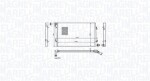 MAGNETI MARELLI Radiaator,  mootorijahutus 350213218100