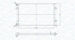 MAGNETI MARELLI Radiaator,  mootorijahutus 350213853000