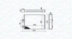 MAGNETI MARELLI Salongi radiaator / soojusvaheti 350218443000
