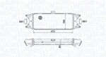 MAGNETI MARELLI turbo radiaator (intercooler) 351319204010