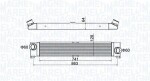 MAGNETI MARELLI turbo radiaator (intercooler) 351319204230