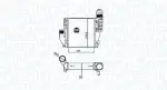 MAGNETI MARELLI turbo radiaator (intercooler) 351319205330