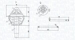 MAGNETI MARELLI Termostaat, Jahutusvedelik 352317005120