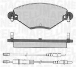 MAGNETI MARELLI Piduriklotsi komplekt,  ketaspidur 363916060181