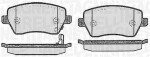 MAGNETI MARELLI Piduriklotsi komplekt,  ketaspidur 363916060353