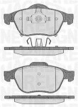 MAGNETI MARELLI Piduriklotsi komplekt,  ketaspidur 363916060595