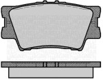 MAGNETI MARELLI Piduriklotsi komplekt,  ketaspidur 363916060633