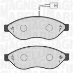 MAGNETI MARELLI  Piduriklotsi komplekt,ketaspidur 363916060642