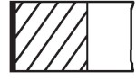 MAHLE  Kolvirõngakomplekt 015 68 N0