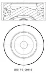 MAHLE  Kolvid 028 PI 00116 000