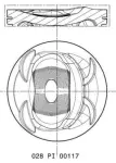 MAHLE  Kolvid 028 PI 00117 000